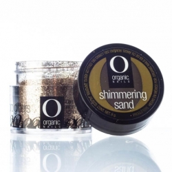 Glitter organic nails fortune